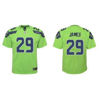 Youth Seahawks D.J. James Green Alternate Game Jersey