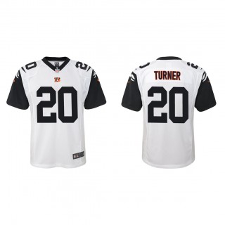 Youth D.J. Turner White 2023 NFL Draft Alternate Game Jersey