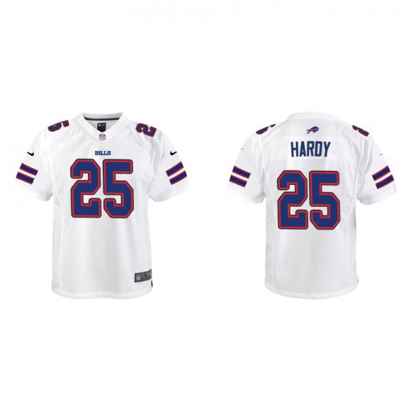 Youth Bills Daequan Hardy White Game Jersey
