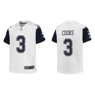 Youth Cowboys Brandin Cooks White Alternate Game Jersey