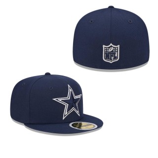 Youth Dallas Cowboys Navy Main Fitted Hat
