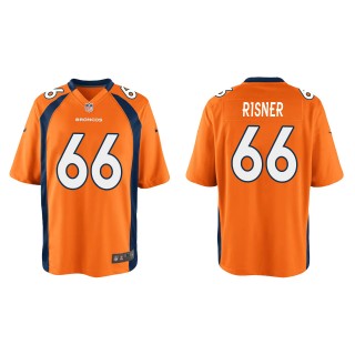 Youth Dalton Risner Denver Broncos Orange Game Jersey