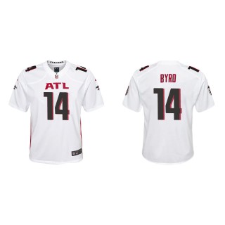 Youth Atlanta Falcons Damiere Byrd White Game Jersey