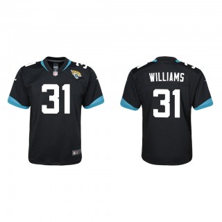 Youth Darious Williams Black Game Jersey