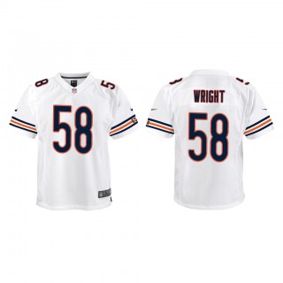 Youth Darnell Wright White 2023 NFL Draft Game Jersey