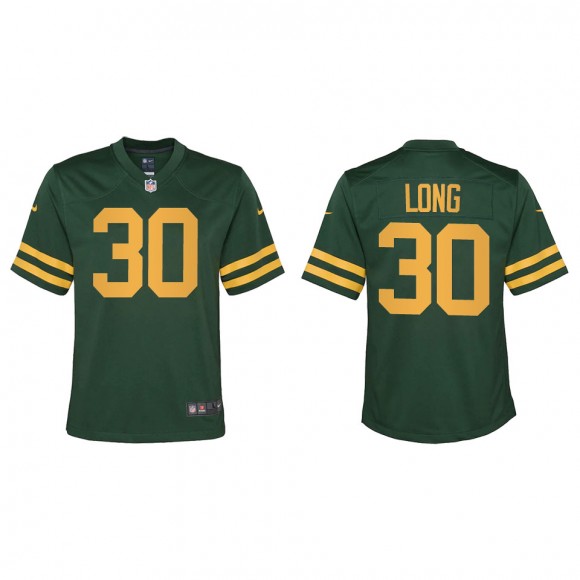 Youth Packers David Long Green Alternate Game Jersey
