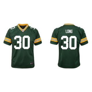 Youth Packers David Long Green Game Jersey