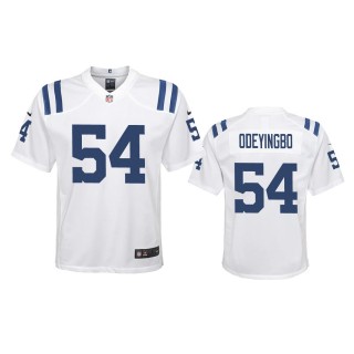 Youth Colts Dayo Odeyingbo White Game Jersey