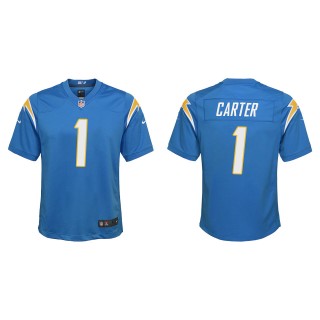 Youth Los Angeles Chargers DeAndre Carter Powder Blue Game Jersey