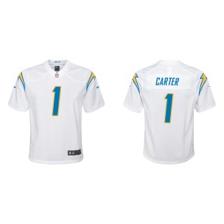 Youth Los Angeles Chargers DeAndre Carter White Game Jersey