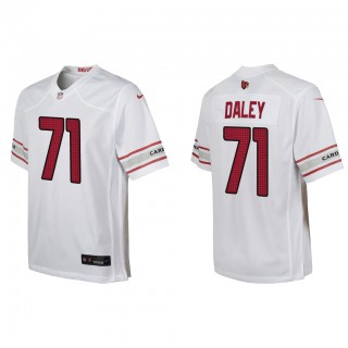 Youth Dennis Daley White Game Jersey