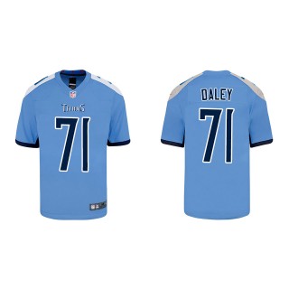 Youth Tennessee Titans Dennis Daley Light Blue Game Jersey