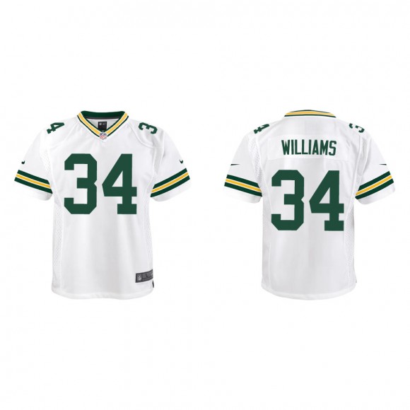 Youth Green Bay Packers Dexter Williams White Game Jersey