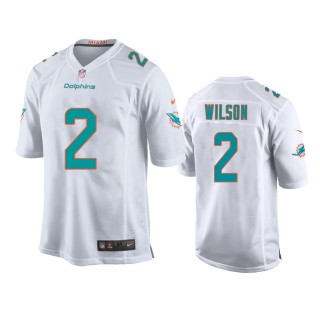 Youth Dolphins Albert Wilson White Game Jersey