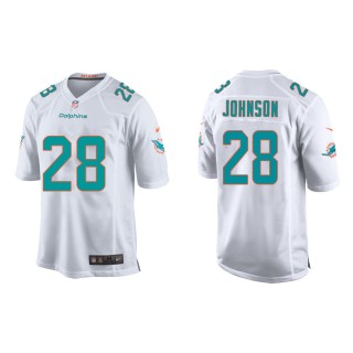 Duke Johnson Jersey Youth Dolphins White Game