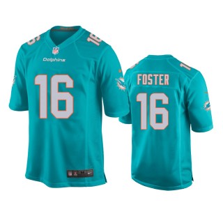 Youth Dolphins Robert Foster Aqua Game Jersey