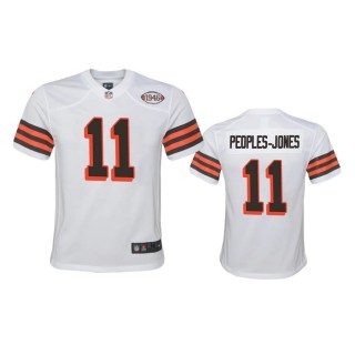 Youth Cleveland Browns Donovan Peoples-Jones White 1946 Collection Alternate Game Jersey