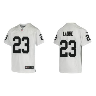 Youth Raiders Dylan Laube White Game Jersey