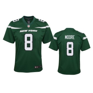 Youth Jets Elijah Moore Green Game Jersey