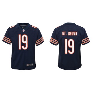 Youth Chicago Bears Equanimeous St. Brown Navy Game Jersey
