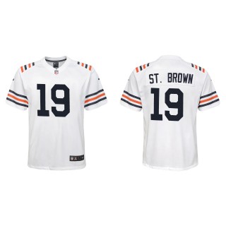 Youth Equanimeous St. Brown Chicago Bears White Alternate Classic Game Jersey