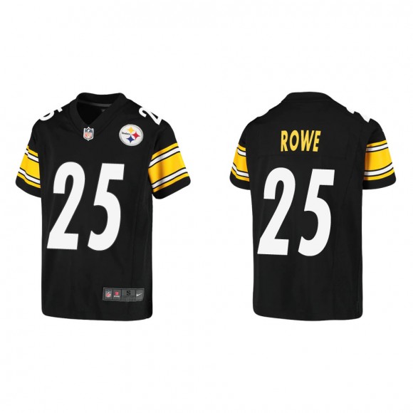 Youth Steelers Eric Rowe Black Game Jersey