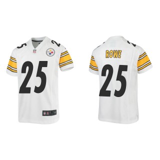 Youth Steelers Eric Rowe White Game Jersey