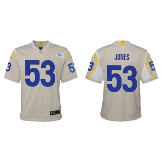 Youth Los Angeles Rams Ernest Jones Bone Game Jersey