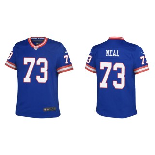 Youth New York Giants Evan Neal Royal Classic Game Jersey