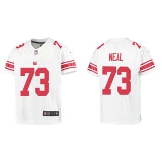 Youth Evan Neal New York Giants White Game Jersey