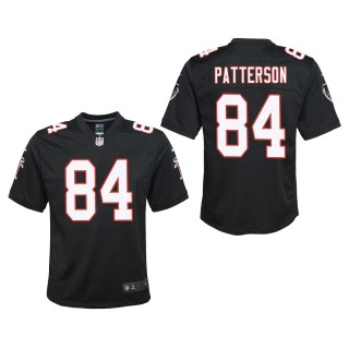 Youth Falcons Cordarrelle Patterson Black Throwback Game Jersey