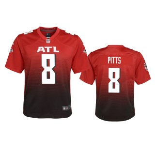 Youth Falcons Kyle Pitts Red Alternate Game Jersey