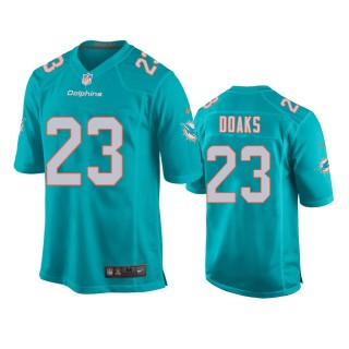 Youth Dolphins Gerrid Doaks Aqua Game Jersey