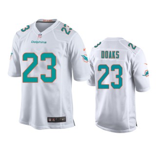 Youth Dolphins Gerrid Doaks White Game Jersey