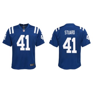 Youth Indianapolis Colts Grant Stuard Royal Game Jersey