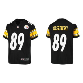Youth Pittsburgh Steelers Gunner Olszewski Black Game Jersey