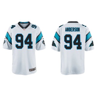 Youth Carolina Panthers Henry Anderson White Game Jersey