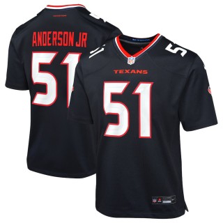 Youth Houston Texans Will Anderson Jr. Navy Game Jersey