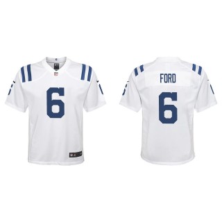 Youth Indianapolis Colts Isaiah Ford White Game Jersey