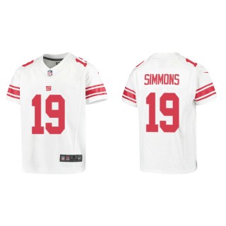 Youth Isaiah Simmons New York Giants White Game Jersey