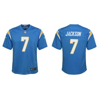 Youth Chargers J.C. Jackson Powder Blue Game Jersey