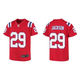 Youth J.C. Jackson New England Patriots Red Game Jersey