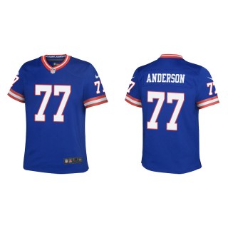 Youth New York Giants Jack Anderson Royal Classic Game Jersey