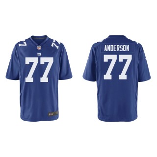 Youth New York Giants Jack Anderson Royal Game Jersey