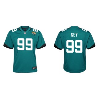 Youth Arden Key Jaguars Teal Game Jersey