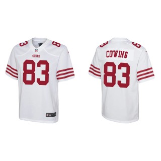 Youth 49ers Jacob Cowing White Game Jersey