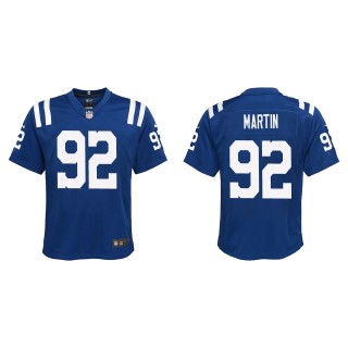 Youth Colts Jacob Martin Royal Game Jersey