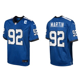 Youth Colts Jacob Martin Royal Indiana Nights Game Jersey