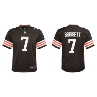 Youth Browns Jacoby Brissett Brown Game Jersey
