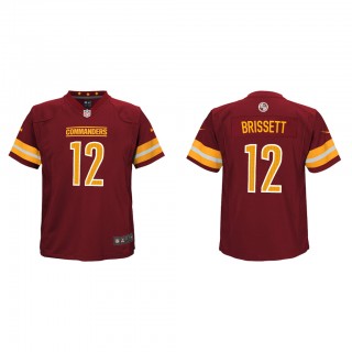 Youth Jacoby Brissett Burgundy Game Jersey